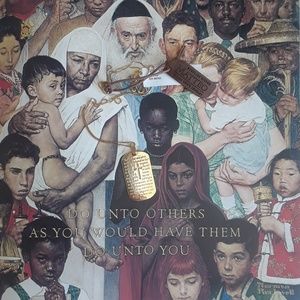 Matteos Gold Plated Sterling Silver Tag 
